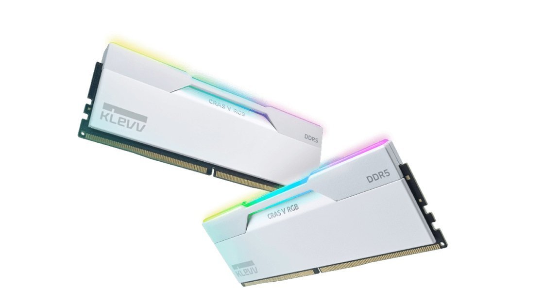 KLEVV unveils all-new CRAS V RGB Brilliant White edition memory