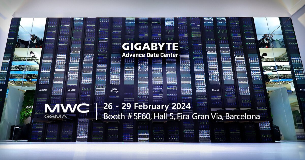 GIGABYTE will present next-gen solutions at MWC 2024
