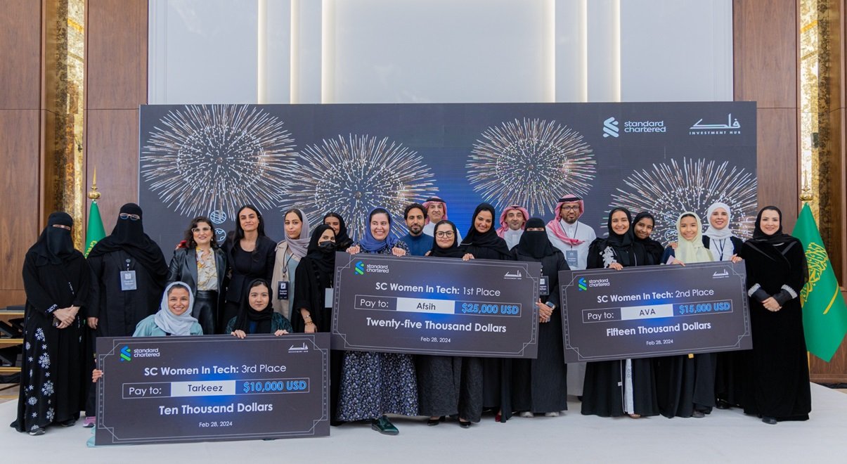 Winners revealed for Falak Investments and Standard Chartered Women In Tech Program