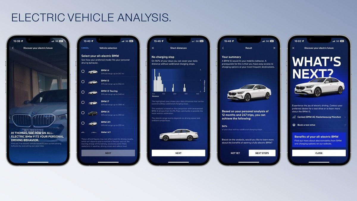 New enhanced My BMW App offers decision-making tool