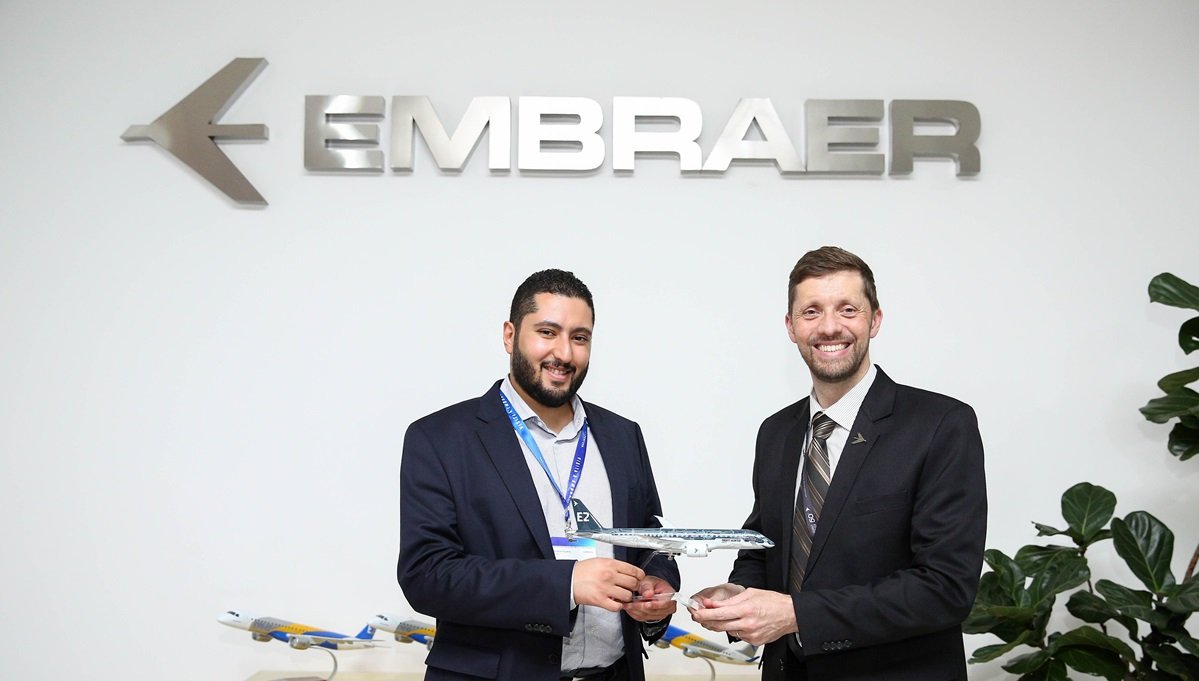 Aerospace company Embraer welcomes the delegation from Saudi Startup20