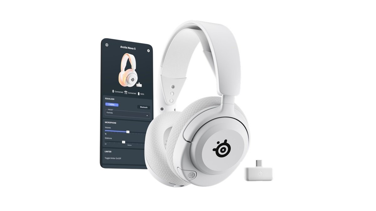 SteelSeries unveils Arctis Nova 5 series white headsets