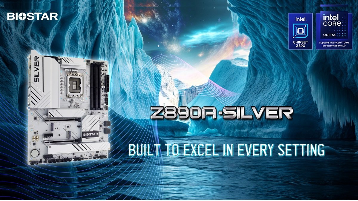 BIOSTAR introduces all-new Z890A-SILVER motherboard