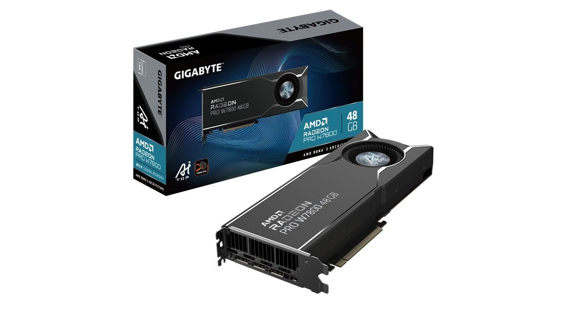 GIGABYTE launches AMD Radeon PRO W7800 AI TOP 48G Graphics Card