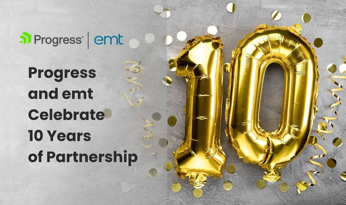 Progress and emt Distribution celebrates 10-year partnership