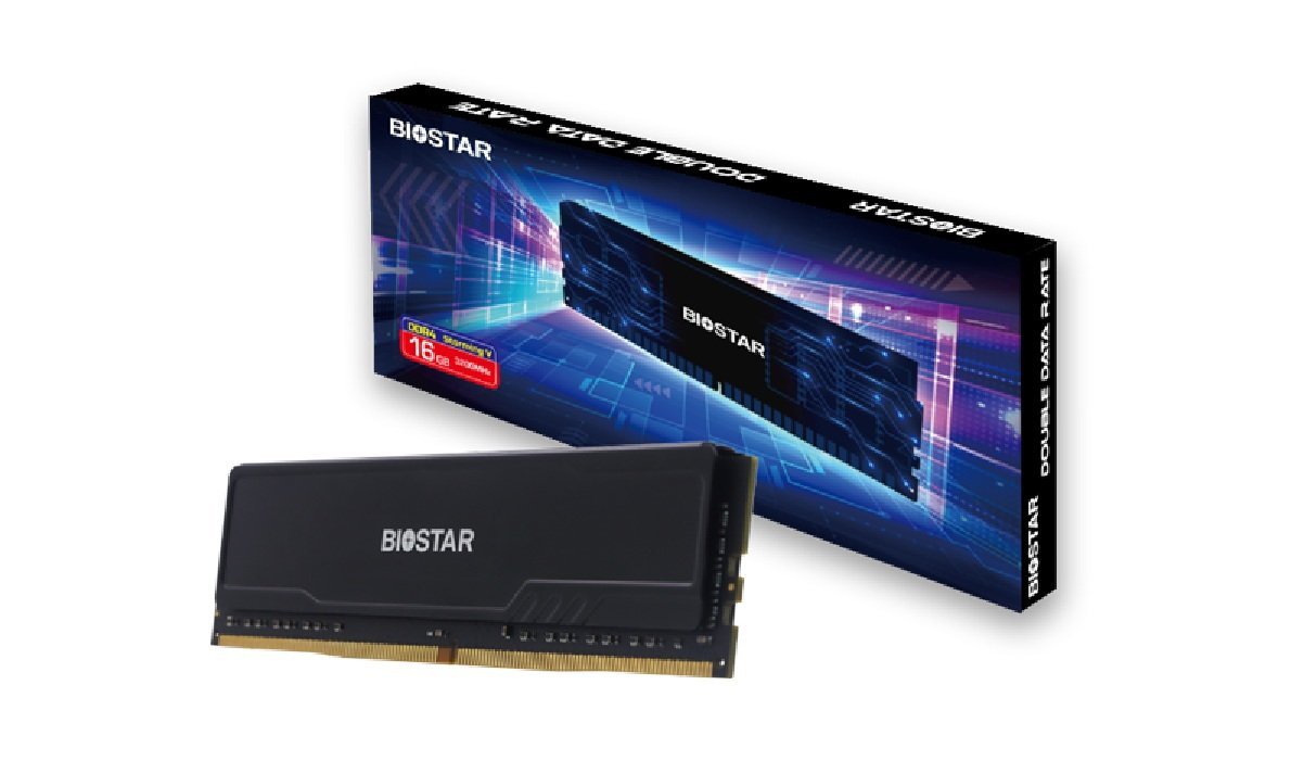 BIOSTAR introduces Storming V 16GB/8GB DDR4 memory