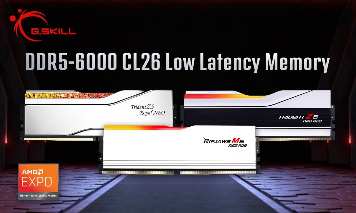 G.SKILL releases new low latency DDR5-6000 memory