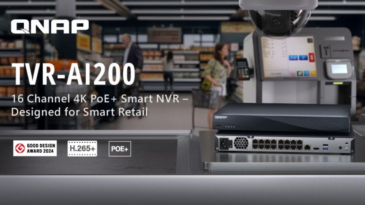 QNAP Unveils 16-Channel PoE+ Smart Network NVR
