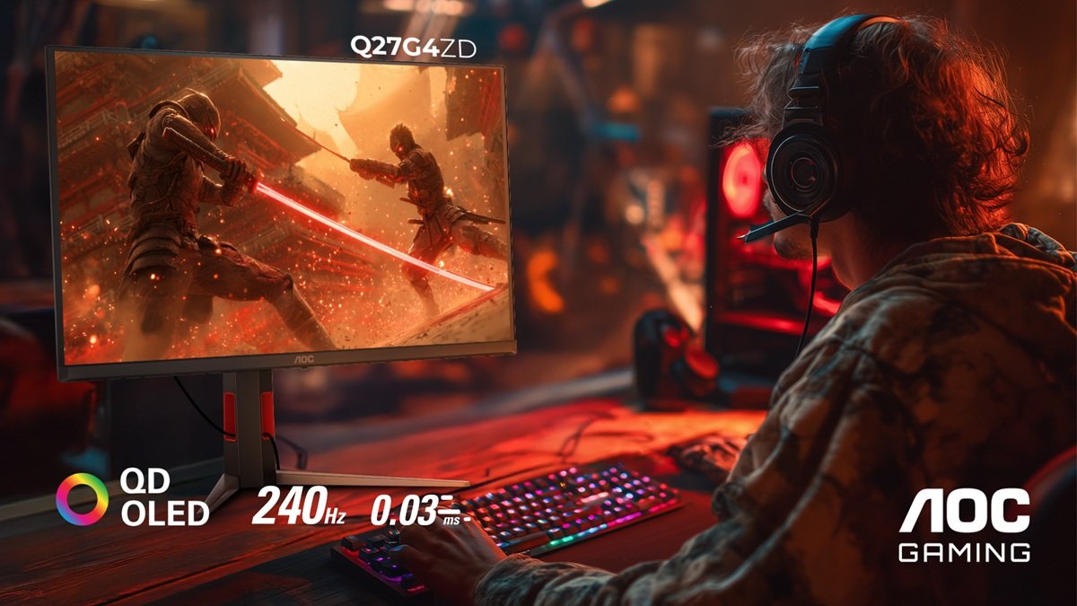 AOC Announces the Launch of its New Q27G4ZD Gaming Monitor