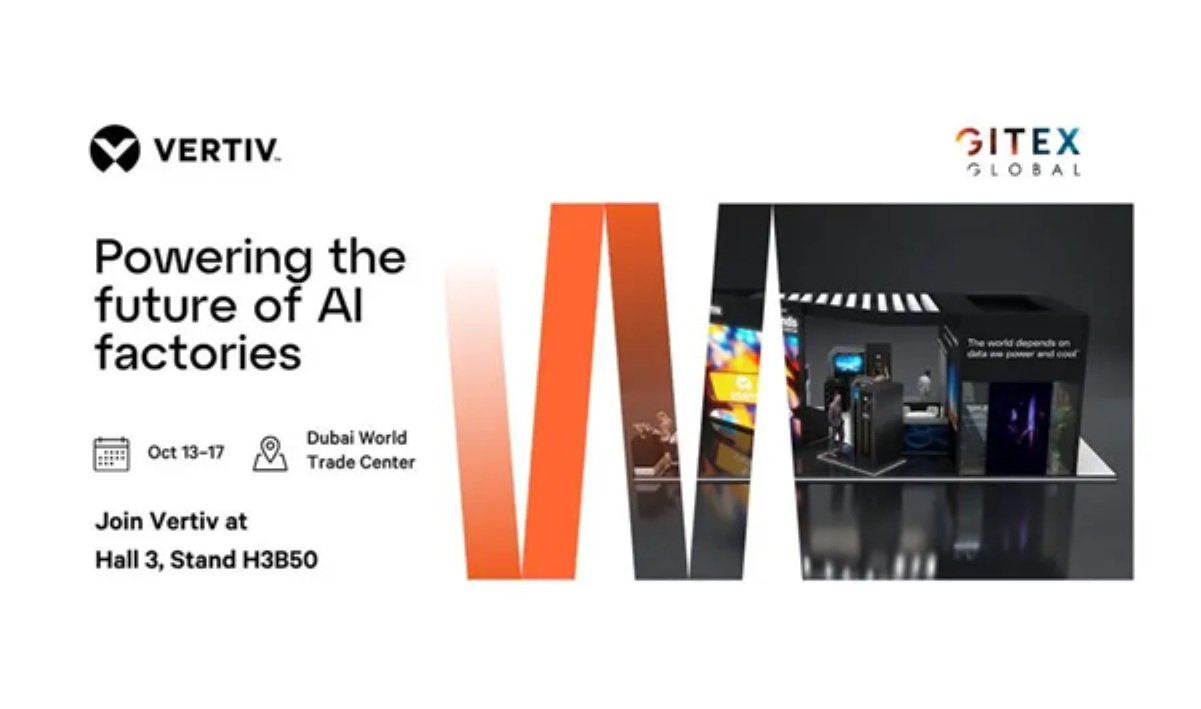Vertiv to Showcases Advanced AI Infrastructure Solutions at GITEX Global 2025