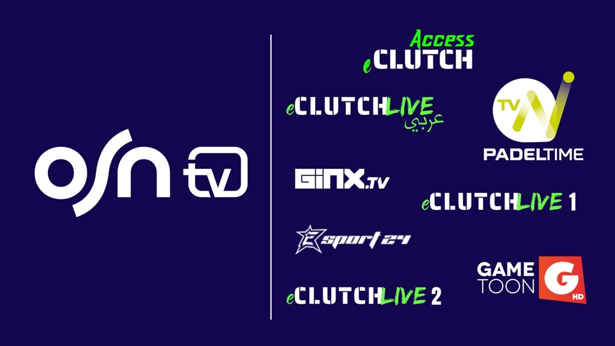 OSN to bring live esports channels to OSNtv