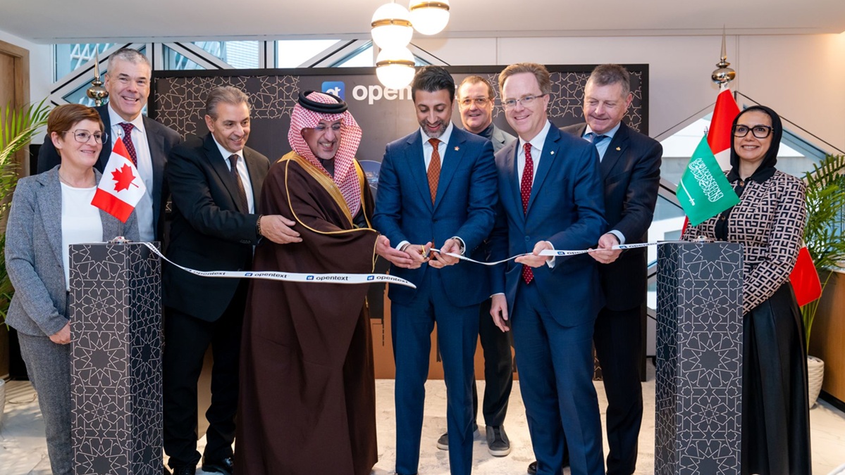 OpenText opens its regional headquarters in Riyadh