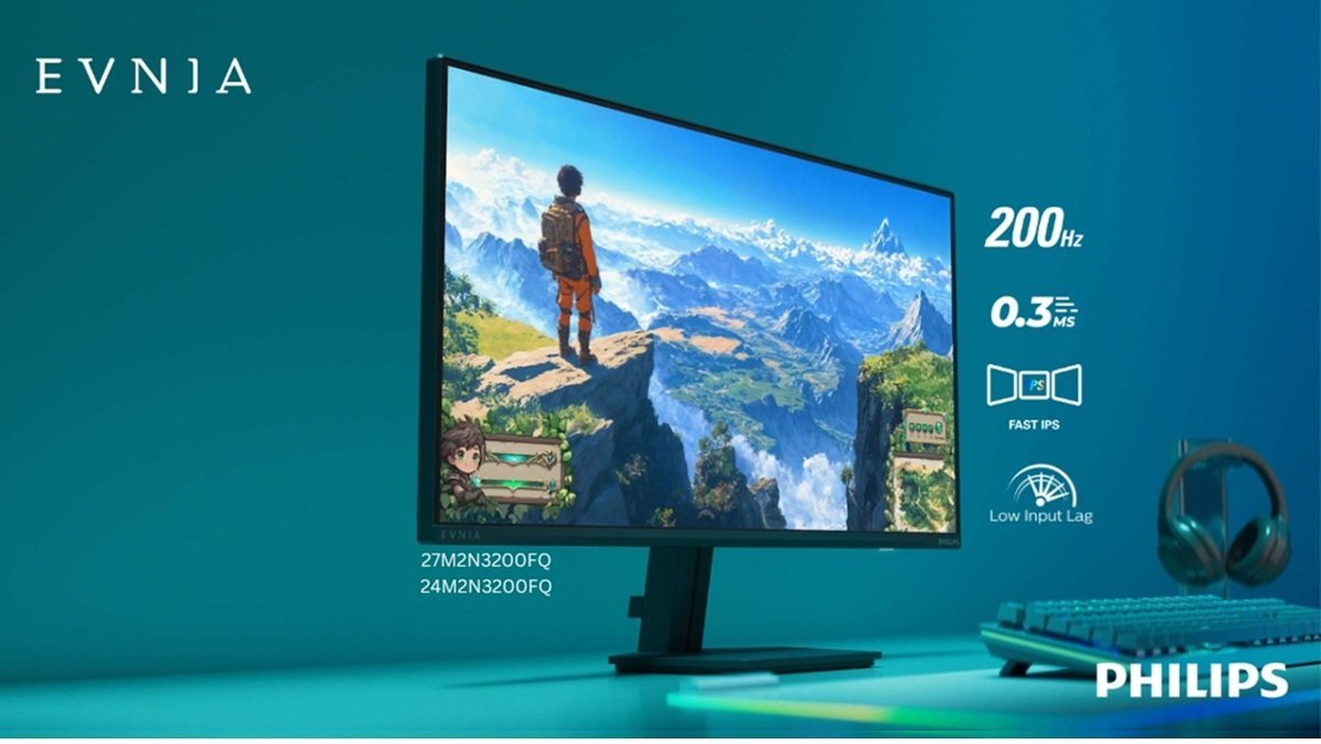 Philips unveils 200Hz refresh rate Evnia gaming monitor
