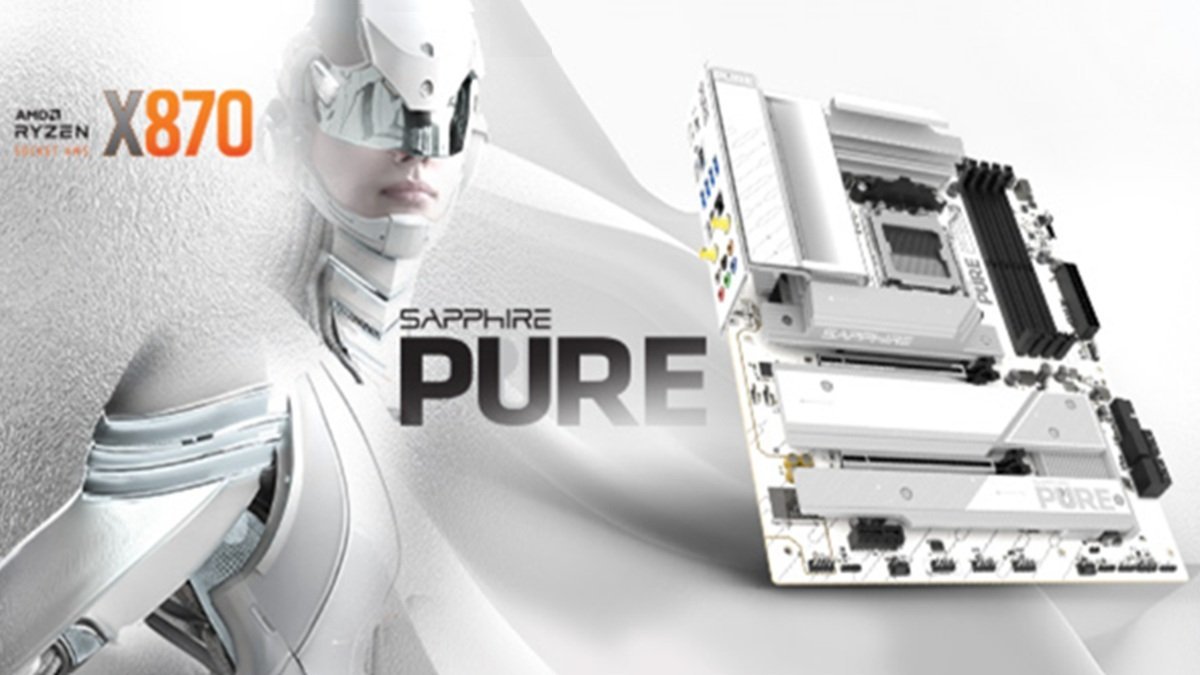 SAPPHIRE unveils the PURE X870A WIFI 7 motherboard