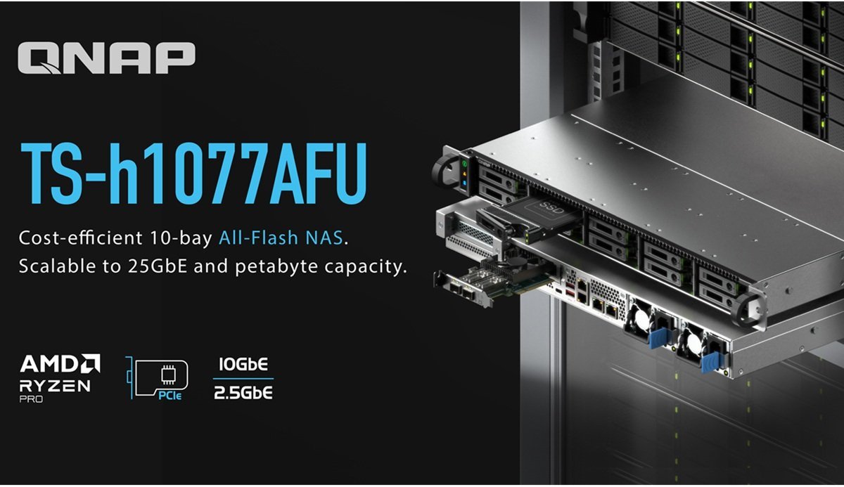 QNAP unveils compact 10-bay SATA-based all-flash NAS