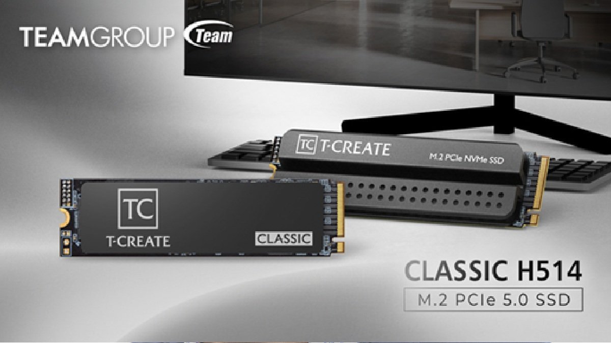 Team Group launches T-CREATE CLASSIC H514 M.2 PCIe 5.0 SSD