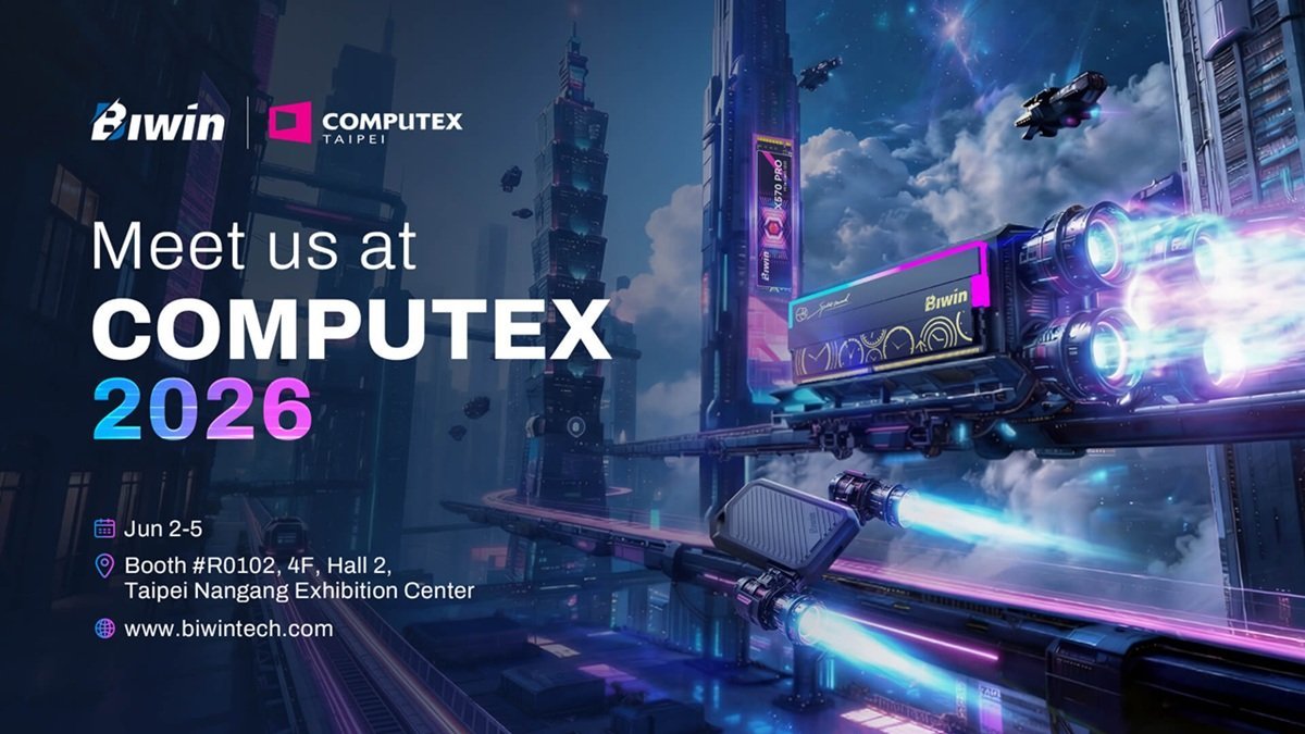 Biwin to showcase its flagship solutions at COMPUTEX 2026