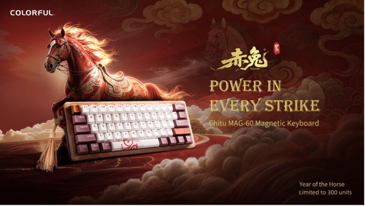Colorful Launches limited-edition magnetic switch keyboard