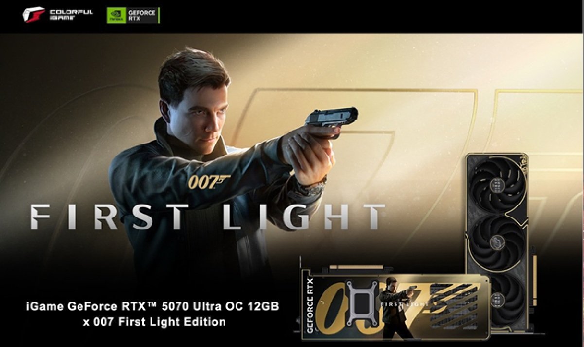 Colorful Introduces iGame GeForce RTX 5070 Ultra OC 12GB x 007 First Light Edition Graphics Card