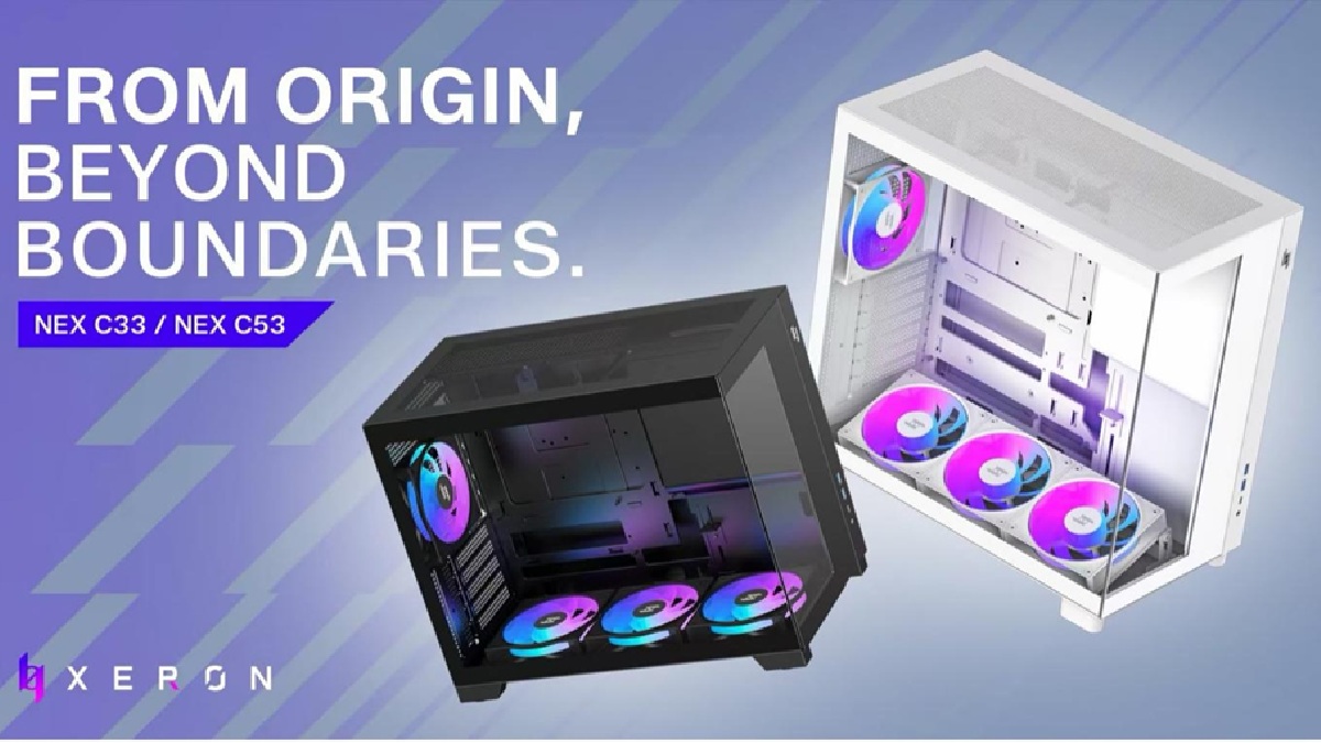 XERON unveils NEX C53 and NEX C33 PC panoramic cases