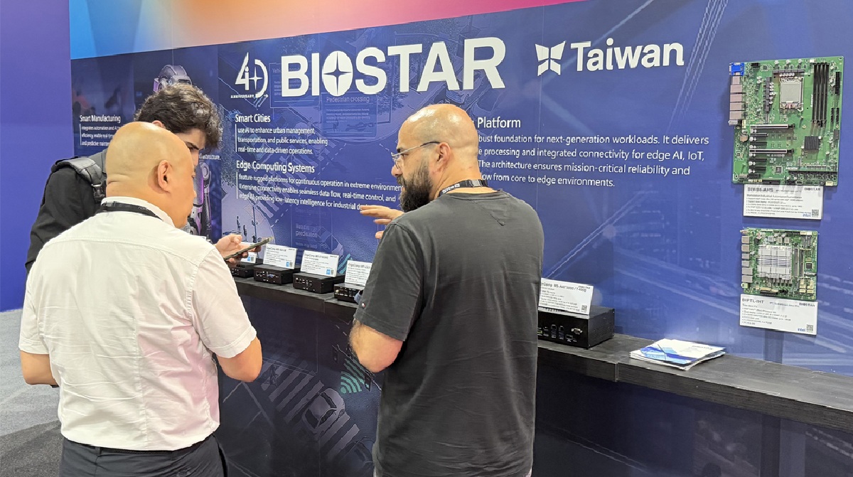 BIOSTAR showcasing IPC and edge AI solutions at LEAP 2026