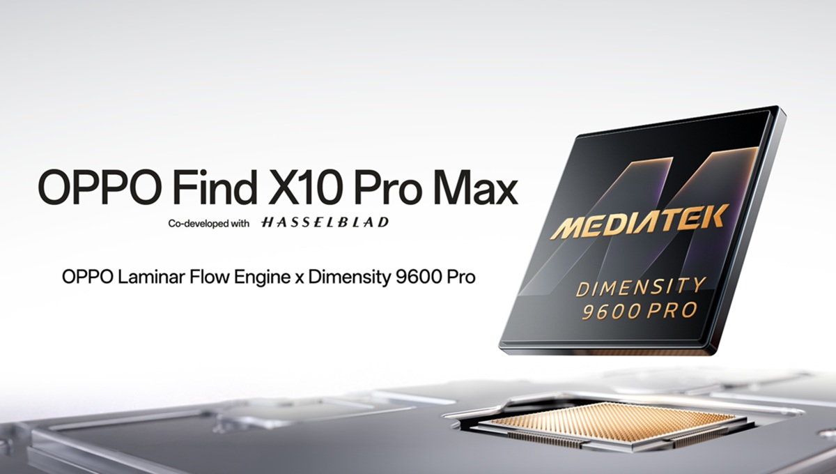 OPPO Find X10 Pro Max to Debut with MediaTek Dimensity 9600 Pro